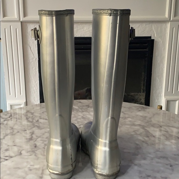 Women’s original tall Silver Hunter rain boots 6 - Picture 5 of 16